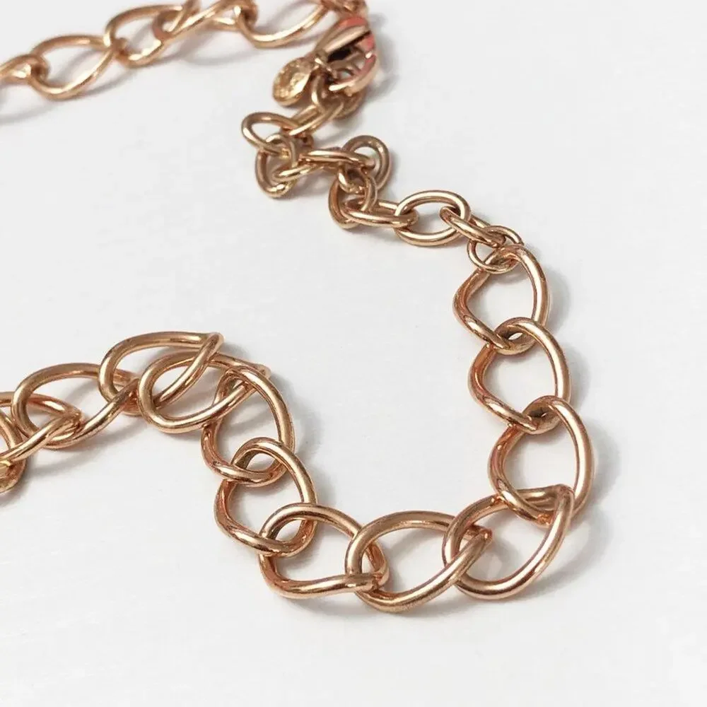 Baublebar Rose Gold Chain Tassel Necklace